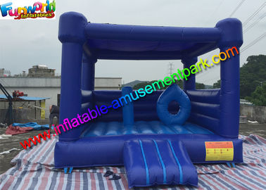 Customized Inflatable Bouncer House , Air Bouncy Castles With Removable Cover