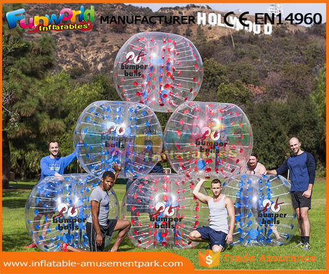 Balón de fútbol inflable enorme de parachoques del PVC/de TPU de la batalla del cuerpo inflable de la bola para los adultos