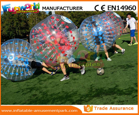 Balón de fútbol inflable enorme de parachoques del PVC/de TPU de la batalla del cuerpo inflable de la bola para los adultos